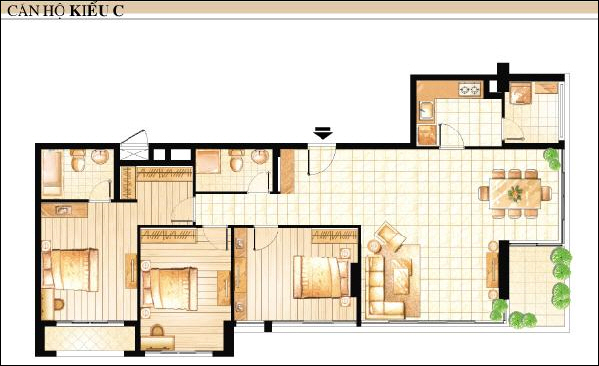 Thiết kế, mẫu nhà của Khu căn hộ cao cấp Mỹ Đức | ảnh 3